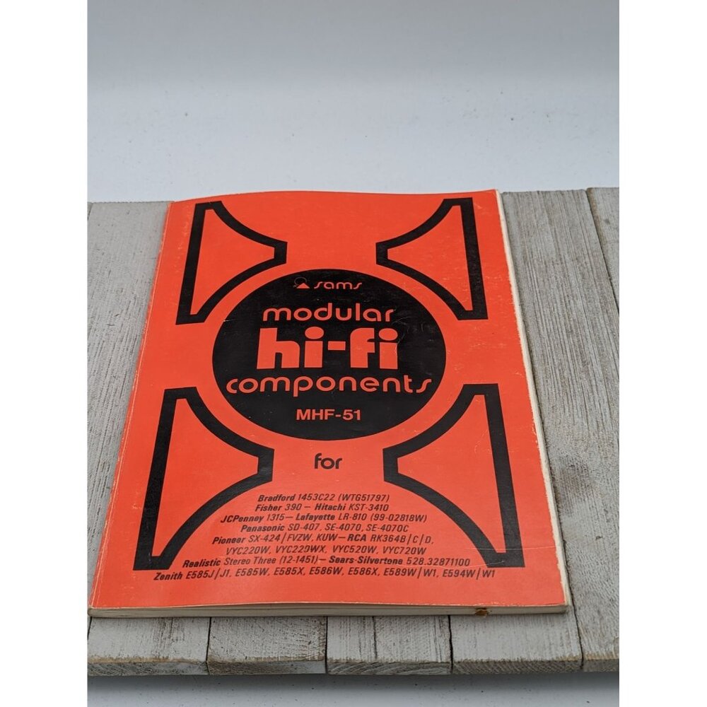 Original Sams Modular HI-FI Series Service Repair Manual Book MHF-51